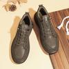 Повседневная кожаная обувь в британском стиле, противоскользящая обувь для скейтбординга, мужские туфли-оксфорды из натуральной кожи на плоской подошве для вождения, высокое качество