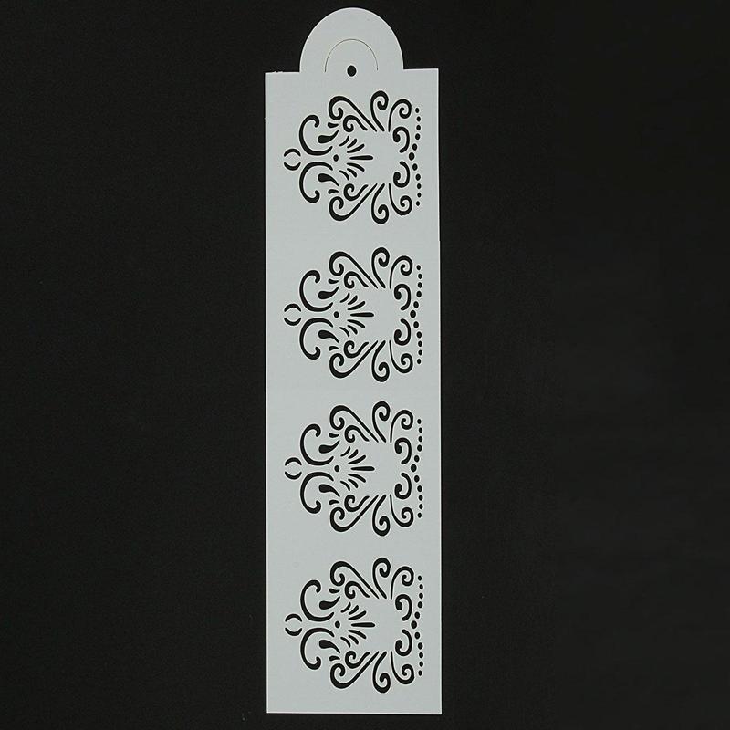 4 шт. Кружевные цветы свадебный торт трафарет набор помадка боковая форма украшение DIY инструмент