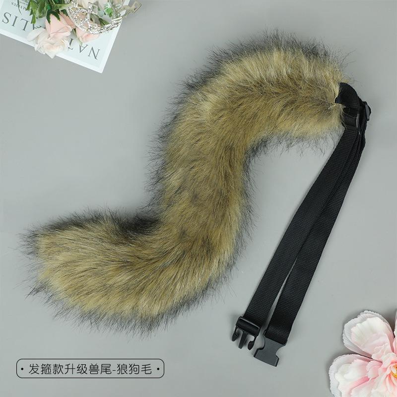 A Piece of Lolita Jewelry, Handmade Simulation Headband, Upgraded Beast Tail Clothing Accessories, Plush Accessories.