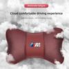 Ice Silk Car Pillows Headrest Neck Rest Support Seat Accessories For BMW M E28 E32 E34 E53 F10 F20 F30 X1 X3 X5 X6 E90 E91 WC9
