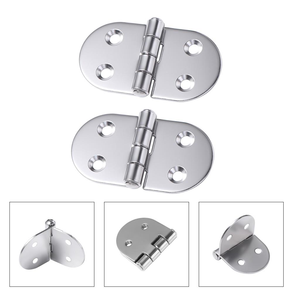 2Pcs Thickness Boat Hinge Corrosion Resistance Folding Hinge  For Boat/Yacht/RV