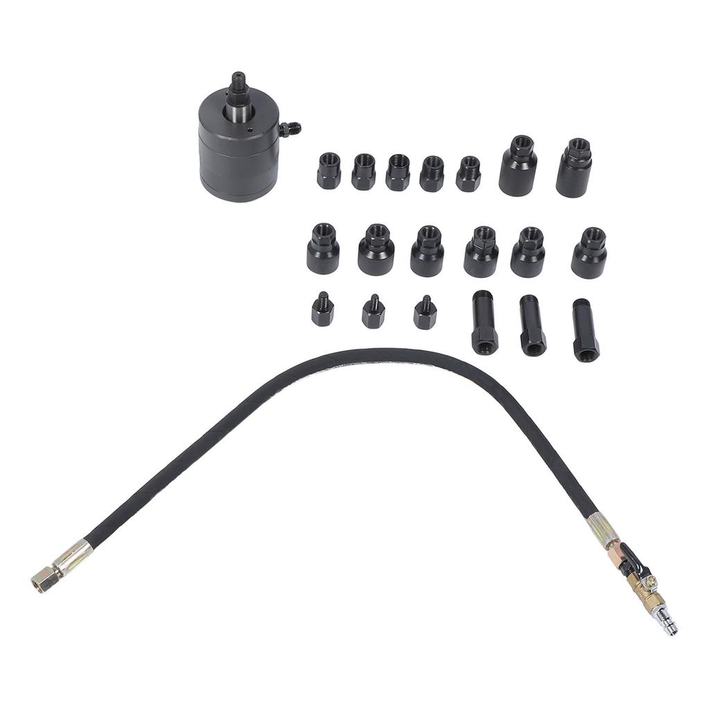 21PCS Diesel Injector Extractor Tool Metal Heavy Duty Rust Removal Pneumatic Diesel Injector Puller