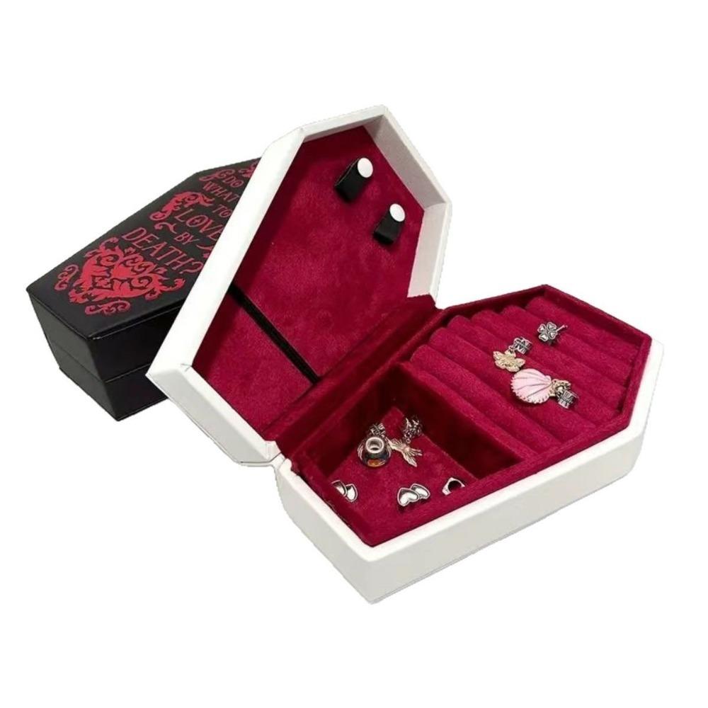 Trinkets Storage Halloween Gift Packaging Box Gothic Portable Jewelry Organizer Travel