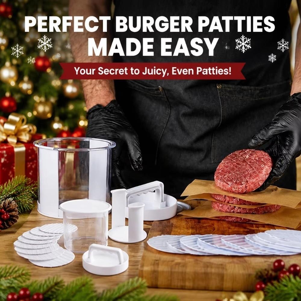 Layered Burger Patty Maker Reusable Burger Press Mold New Meat Patty Shaper Homemade Meals
