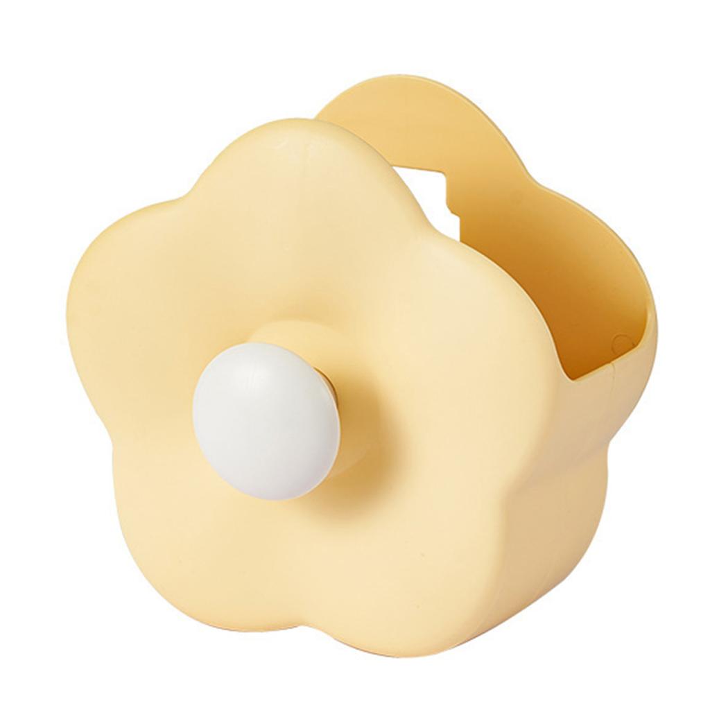 Держатель для ручки Контейнер для кистей для макияжа Гладкий край Яркий цвет Большая емкость Канцелярские принадлежности в форме цветка Коробка для кистей для макияжа