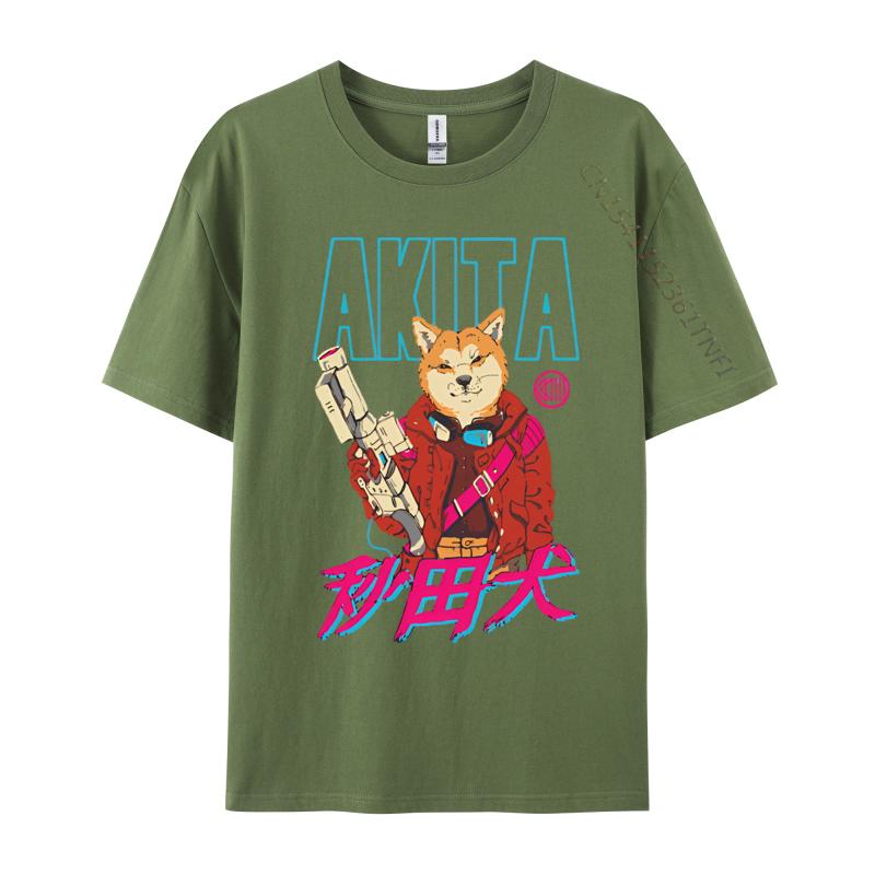 Adult Latest Printing Tops Tees Cotton Top Tshirts Akita Neo Tokyo Tshirt Vintage Tshirt Brand T Shirt