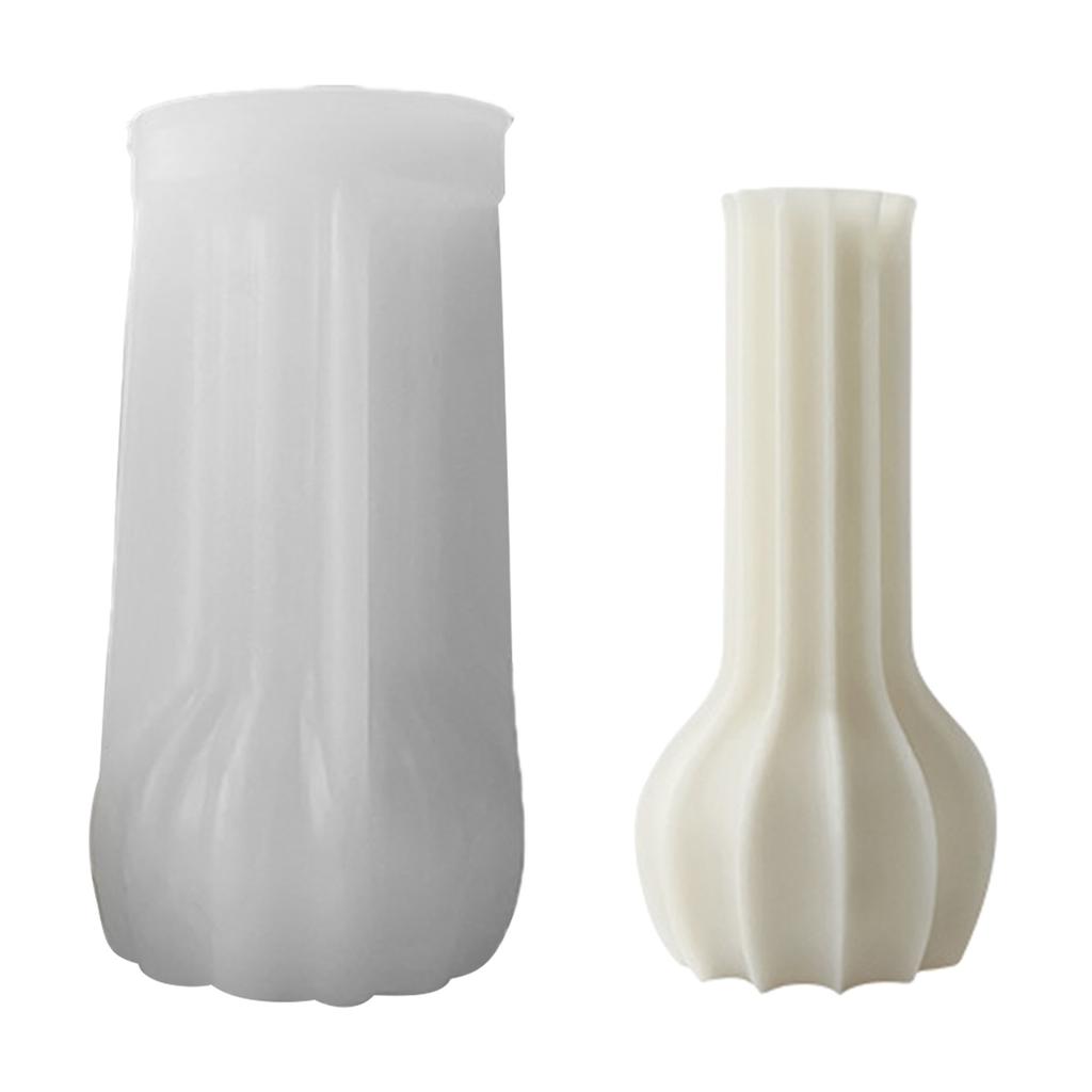 Epoxy Candlestick Silicone Mold Candle Base Mould Geometric Candle Holders Molds DIY Ornaments Home Decorations Mould