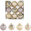 9PCS Hand-Painted Christmas Ornaments, Festive Window Hanging Present Box Decor Xmas Baubles Xmas Tree Pendants