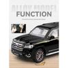 Модель автомобиля Toyota Land Cruiser Alloy в масштабе 1/18, детская игрушка с аутентичными звуками и огнями, коллекционная модель премиум-класса для автолюбителей