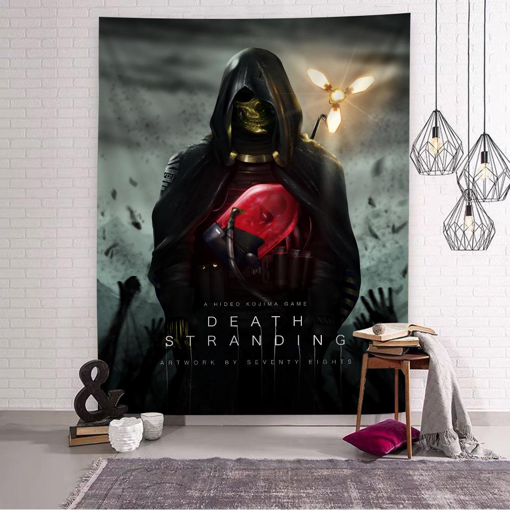Горячая игра Death Stranding Напечатанный Большой Настенный Гобелен Дешевый Хиппи Настенный Подвес Богемские Настенные Гобелены Мандала Домашний Декор