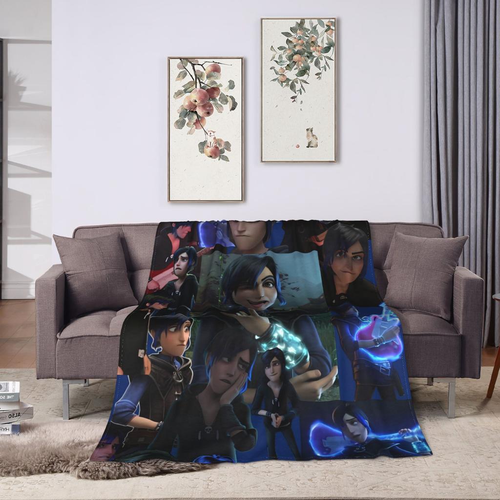 Trollhunters Tales Of Arcadia Blanket Quality Soft Warm Bedding Throws Winter Travel Couch Chair Sofa Bed Graphic Bedspread