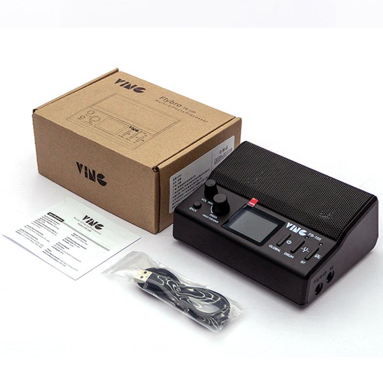 Ving FB100 Bluetooth Перезаряжаемый Электрогитарный Усилитель с Мультиэффектами, Портативный для Выступлений на Открытом Воздухе.