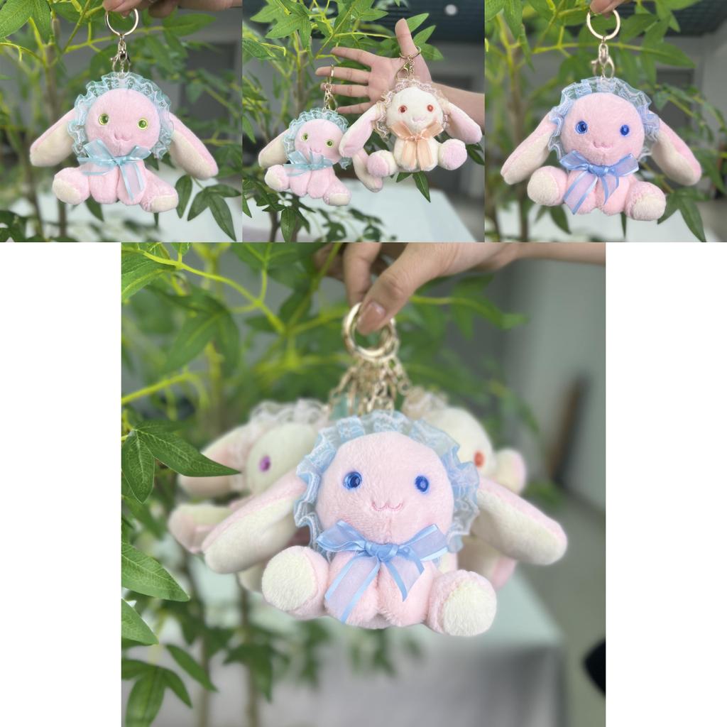 Soft And Cuddly Cartoon Bunny Plush Toy Keychain Perfect For Girls And Collectors