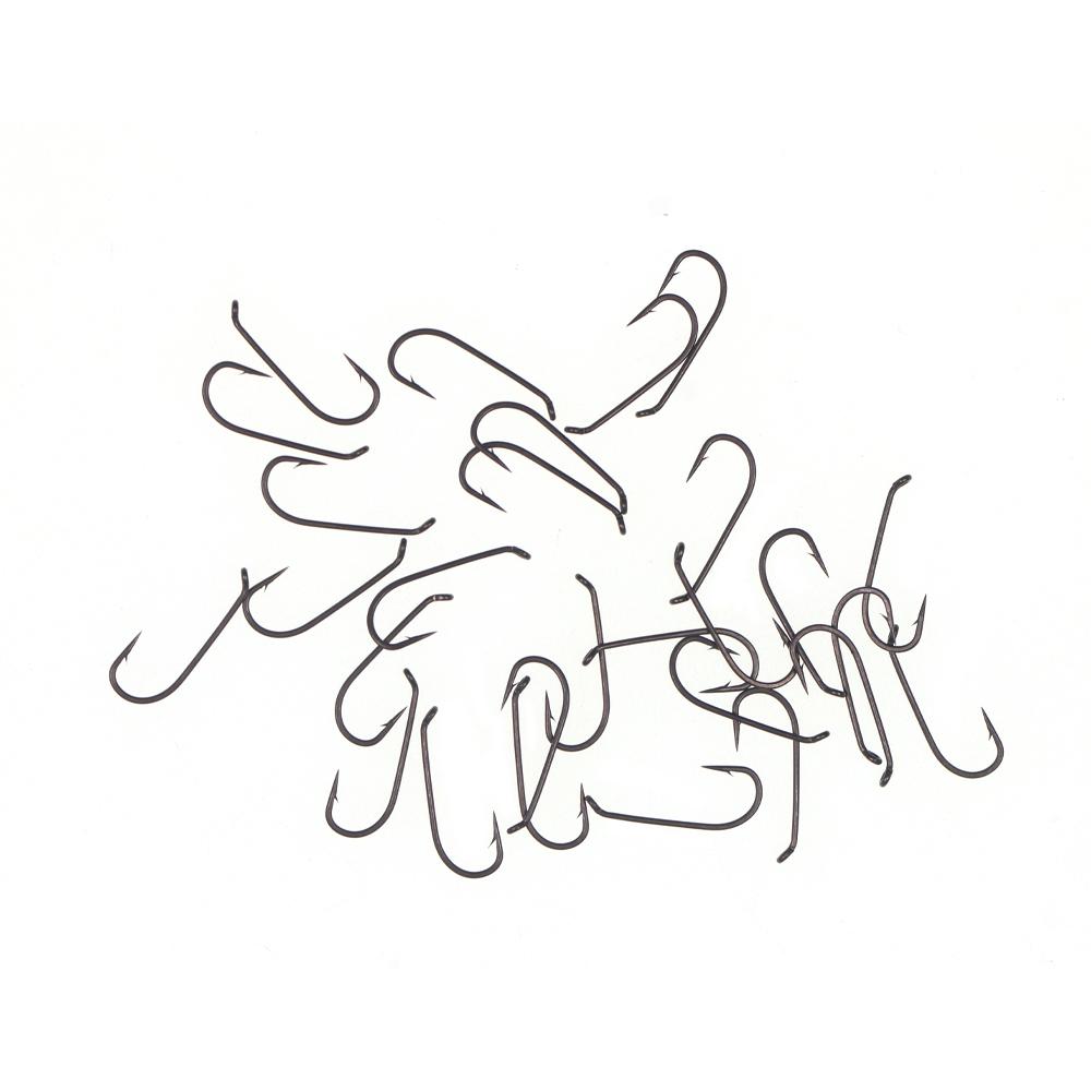 30 шт. 1X тонкая проволока с широким ушком в классическом бронзовом исполнении для сухой мушки, крючок для вязания нимфы, крючок для ловли форели № 14-№ 22