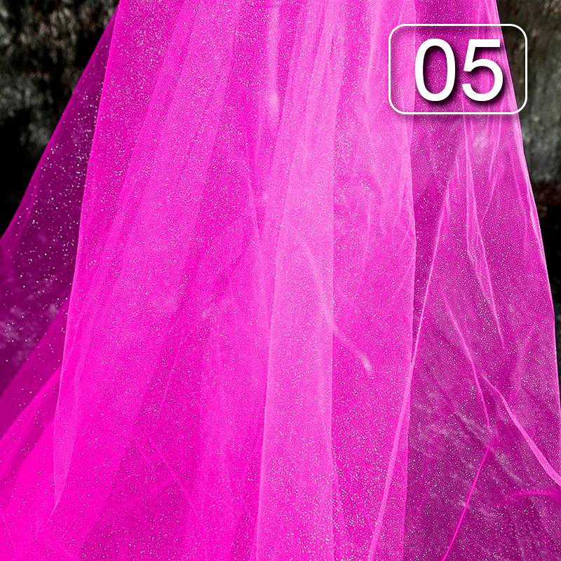 1 метр блестящей тонкой пудры фатиновая ткань мягкая блестящая пайетка блестящая сетчатая ткань для вечеринки свадебное платье вуаль фон пряжа