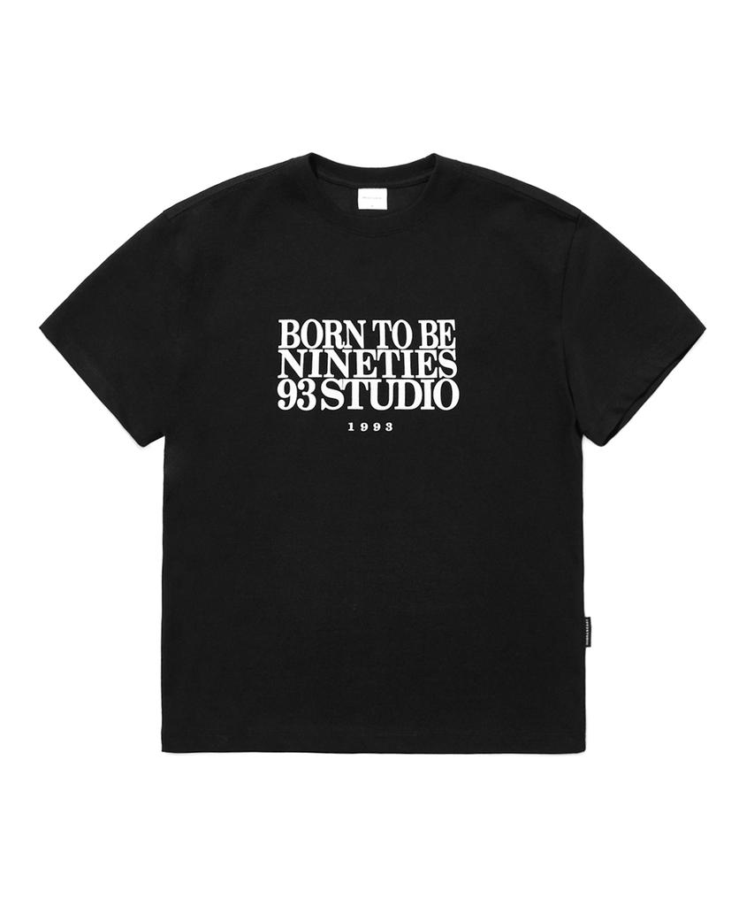 1993STUDIO Born To Be Women'S Regular Fit T-Shirt_Black