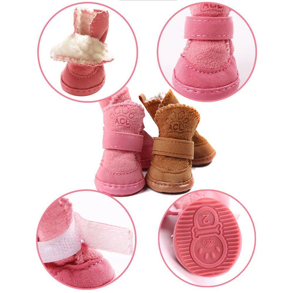 for Small Dog, Cats Outdoor Autumn, Winter Dog Supplies Skidproof Sneakers Dog Snow Boots Pet Shoes