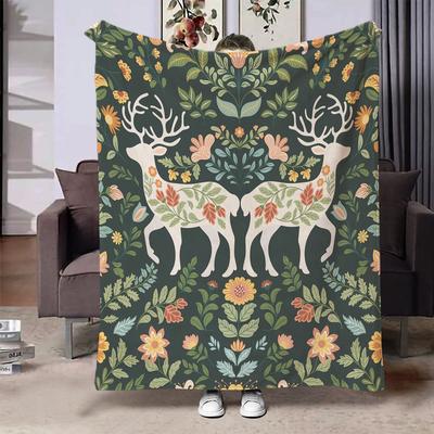 Рождественский креативный плед из фланели с принтом, супермягкий, уютный, для дивана, для сна, домашний плед, идеальный домашний подарок для нее