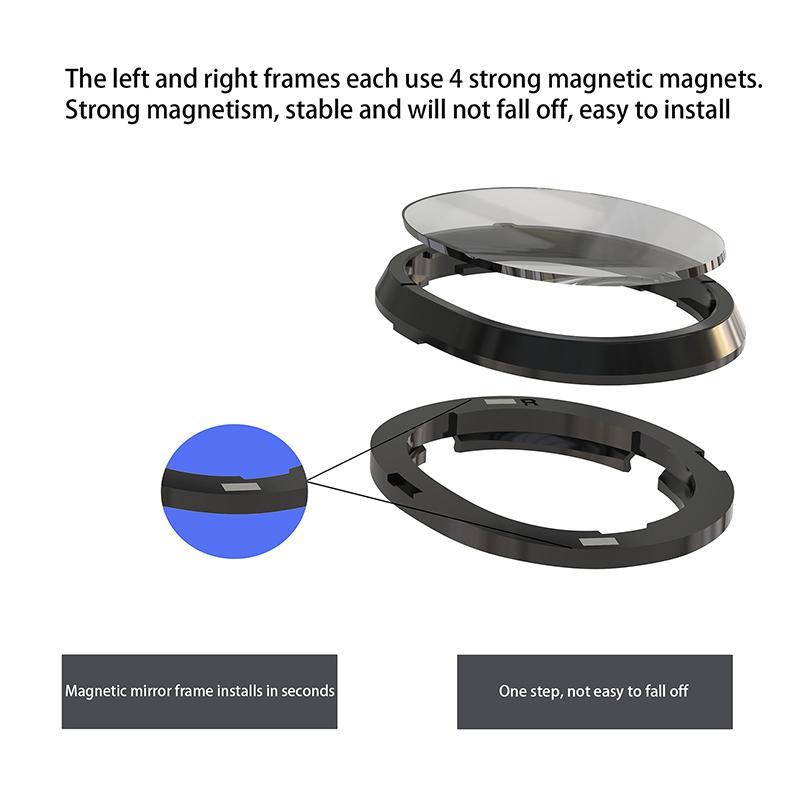 Для очков Quest 3 Precision Lens Lens Quick Deassemble Magnetic Frame Glass Для очков Oculus Quest 3 Accessories
