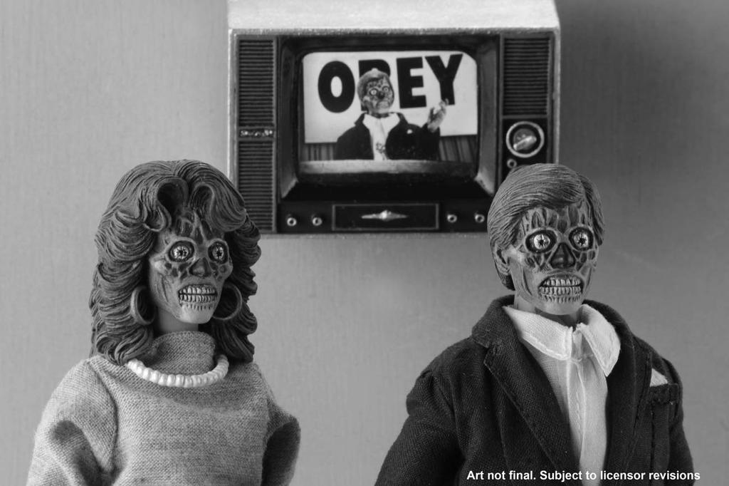 They Live гуманоидный инопланетянин 8 дюймов экшн кукла 2PK