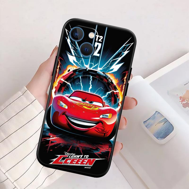 Cars Lightning McQueen New High-End Shell Phone Case for iPhone 16 15 14 13 12 Pro Max Plus Mini