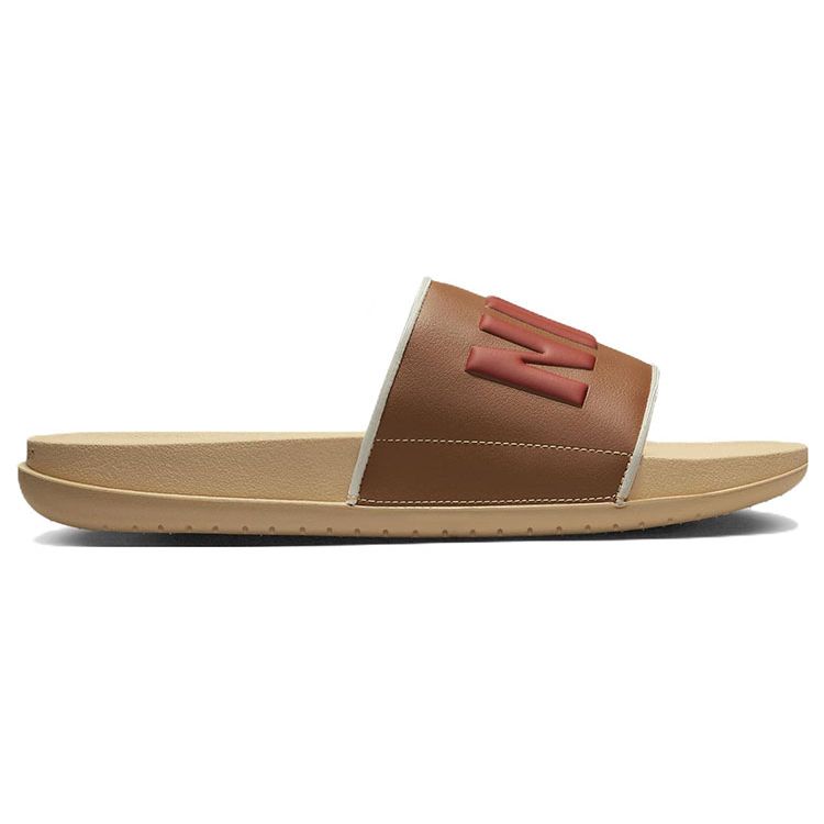 Nike Offcourt Slide Sesame Мужские кроссовки коричневые киноварь пекан BQ4639-200