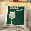 Hugo Spritz Cocktail Cushion Cover Soft Durable Reversible Pillow Cover Home Car MultiScene Daily Comfort Pillowcase