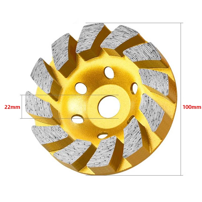 100mm Diamond Grinding Discs Metalworking Stone Ceramic Cutting Disc Diamond Grinding Wheel Abrasives Concrete Tools