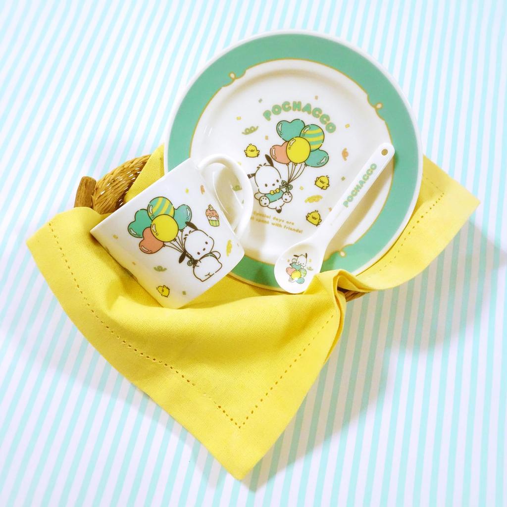 Sanrio Pochacco 35-летие Сделано в 310151 Кружка, Прибл.. 280 мл, Белый, Япония,