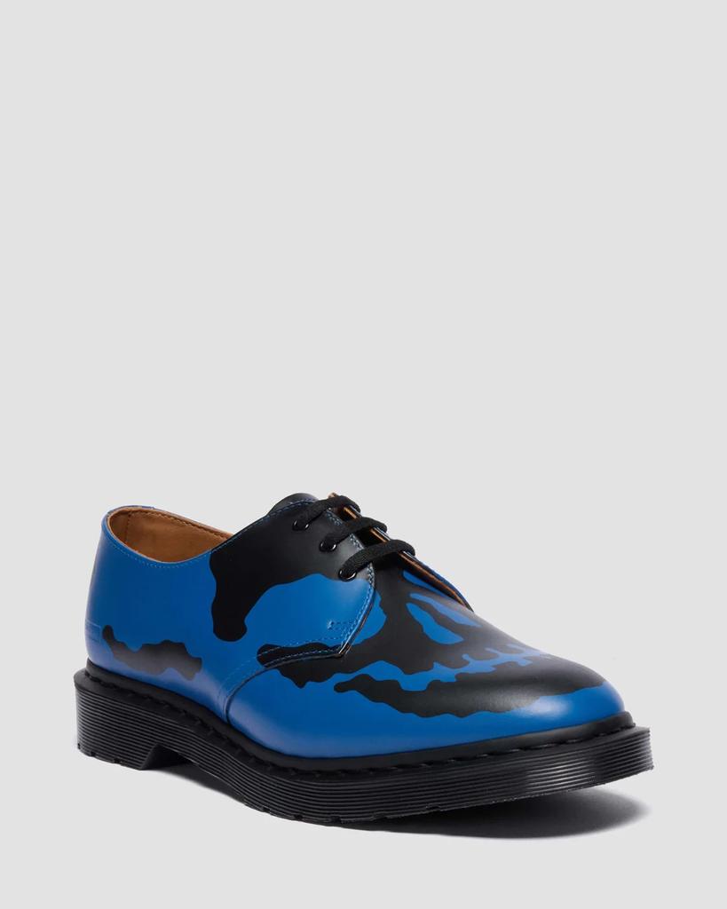 42936400 Supreme Dr.Martens 1461 Череп 3 Люверсов Сине-Черный (25FW Неделя 14) (Мужчины