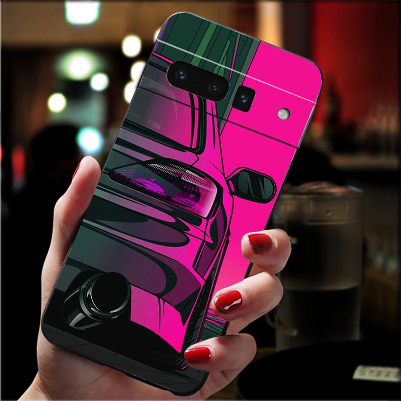 Япония JDM спортивный автомобильный чехол для телефона для Google Pixel 8 7 Pro 7a 6A 6 Pro Pixel 8A 4A 3A 4 XL Pixel 5 6 4 3 3A XL