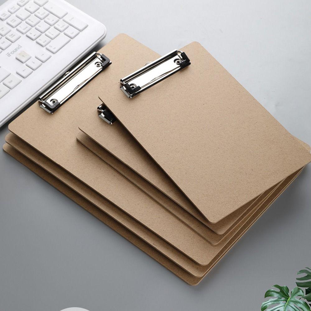 Wood Clipboards A4 A5 Memo Folder Durable Storage Folder  Cafe