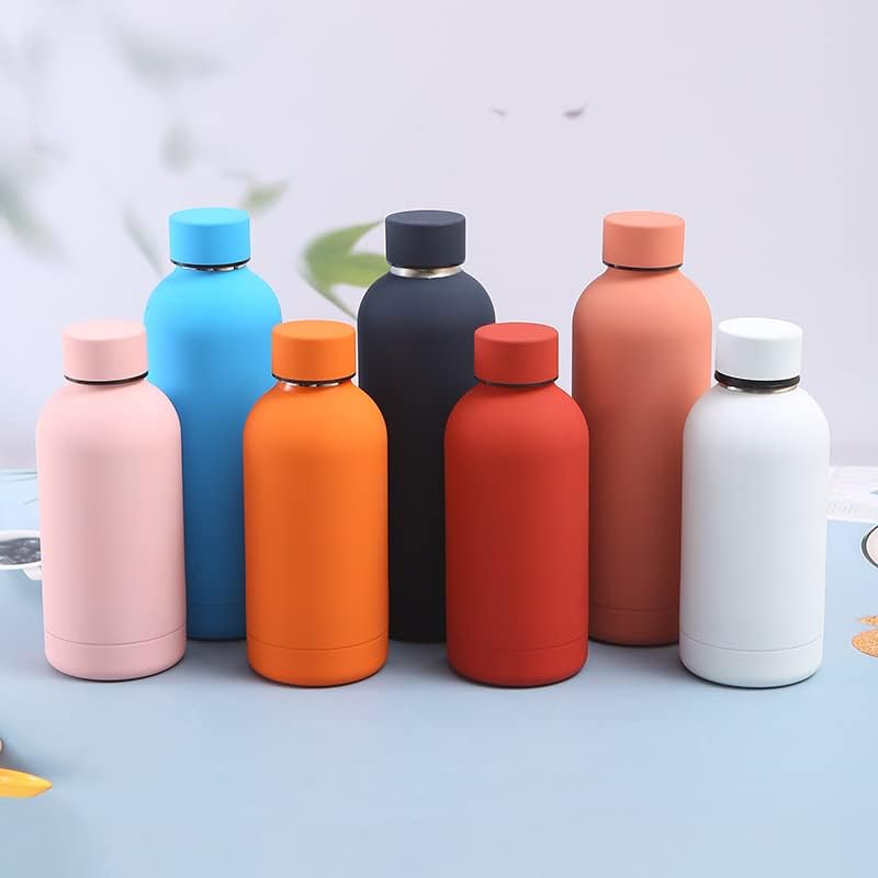 350500750ml Vacuum Insulated Stainless Steel Water Bottle, Keeps Water Cold or Hot, Holds Ice, Screw Top, Lightweight, Stylish, One-Touch Operation,