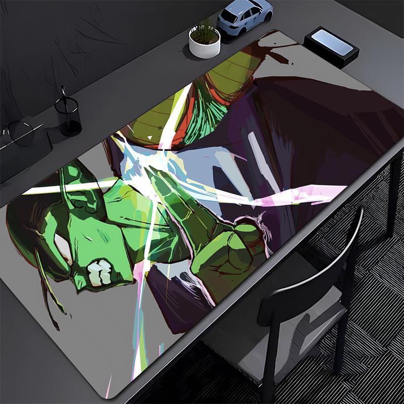 Dragon Ball Piccolo Mousepad Large Gaming Keyboard Gamer Mouse Pad on The Table Desk Mat coaster Anime PC carpet game Mouse Mats