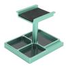 RC Work Stand Aluminum Alloy RC Car Repair Workstation Kit with Magnetic Screw Trays for SCX24 118