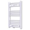Curved Central Heating Towel Rail 500x764mm + Connectors 140849