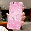 Phone Case For Huawei Y6 2018 Fundas Capa Butterfly Bow Protective Casing Transparent Soft Silicone TPU Cover Coque