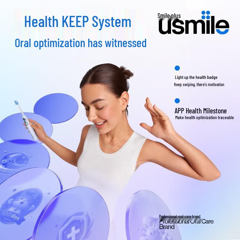 usmile Умная электрическая зубная щетка Y30 Pro, штекер CN (адаптер в комплекте)