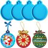 Crafts Cake Tools Clay Mold Silicone Moulds Jewelry Making Tool Christmas Ball Mold Keychain Molds