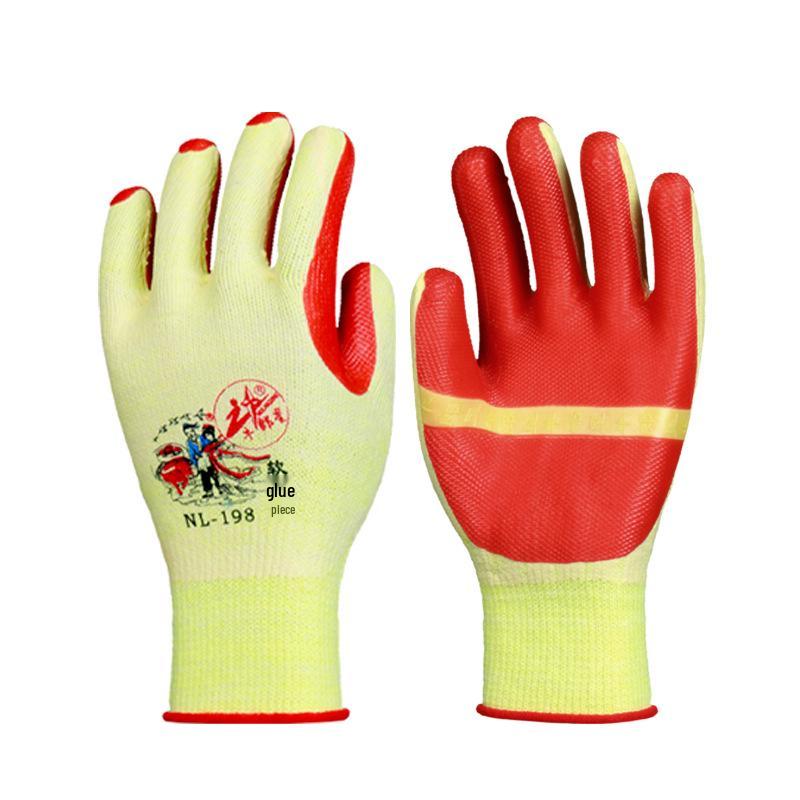 Оригинальные рабочие перчатки Altair: Vega Износостойкая, Противоскользящая, Прорезиненная Спилковая Кожа, Хлопковая Нить, С Покрытием для Рабочих Площадок.