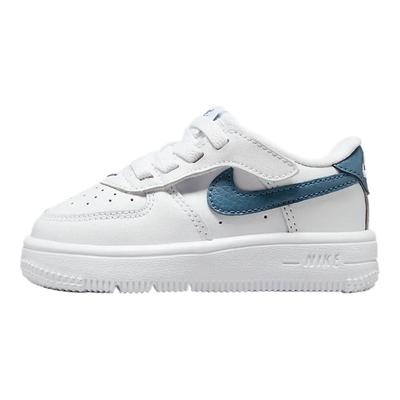Force 1 Low Модные Универсальные Дышащие Удобные Трендовые Низкие Кроссовки для Ходьбы Детская Обувь Белый Гром FN0236-110