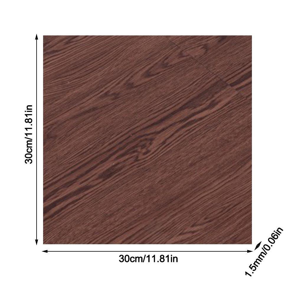 Wear-resistant Self-adhesive Wood Grain Floor Sticker Thickened Non-Slip SXP Self Adhesive Floor Sticker Waterproof PVC