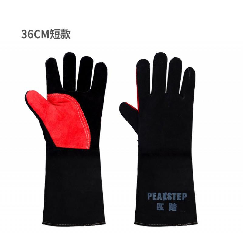 Heavy Duty Leather Dog Training Gloves Pet Handling Anti-Bite Scratch Protection 45cm 60cm Length 13 Gauge