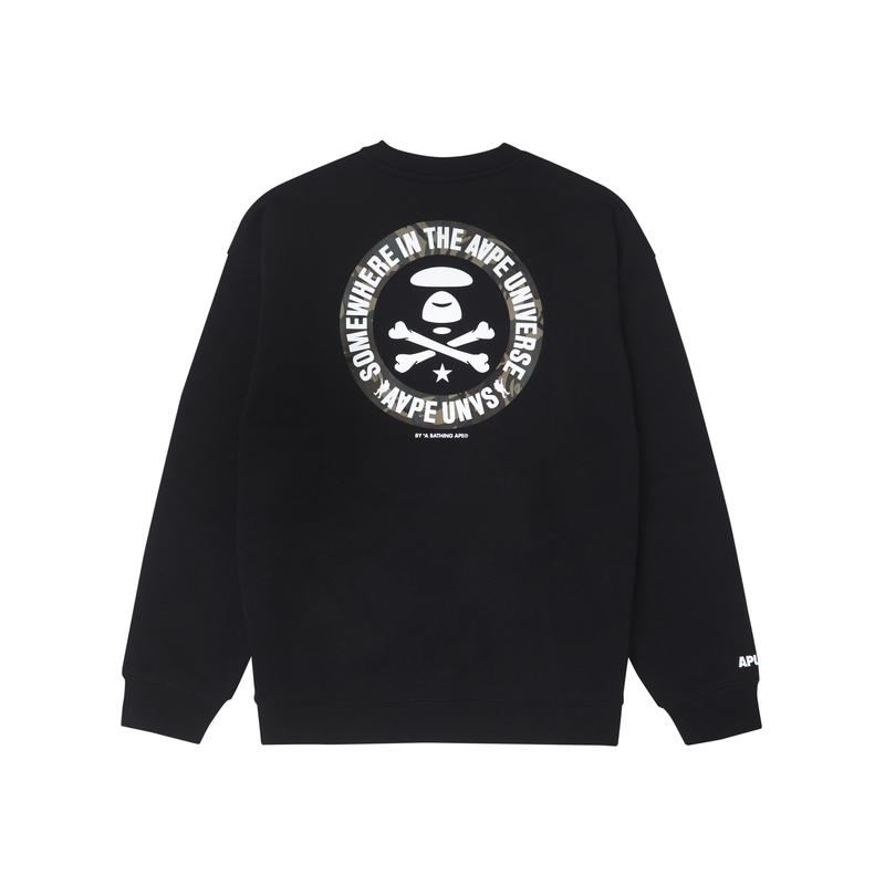 Aape Sweatshirts Men's Crew Neck Moderate Regular AAPSWMA324XXL