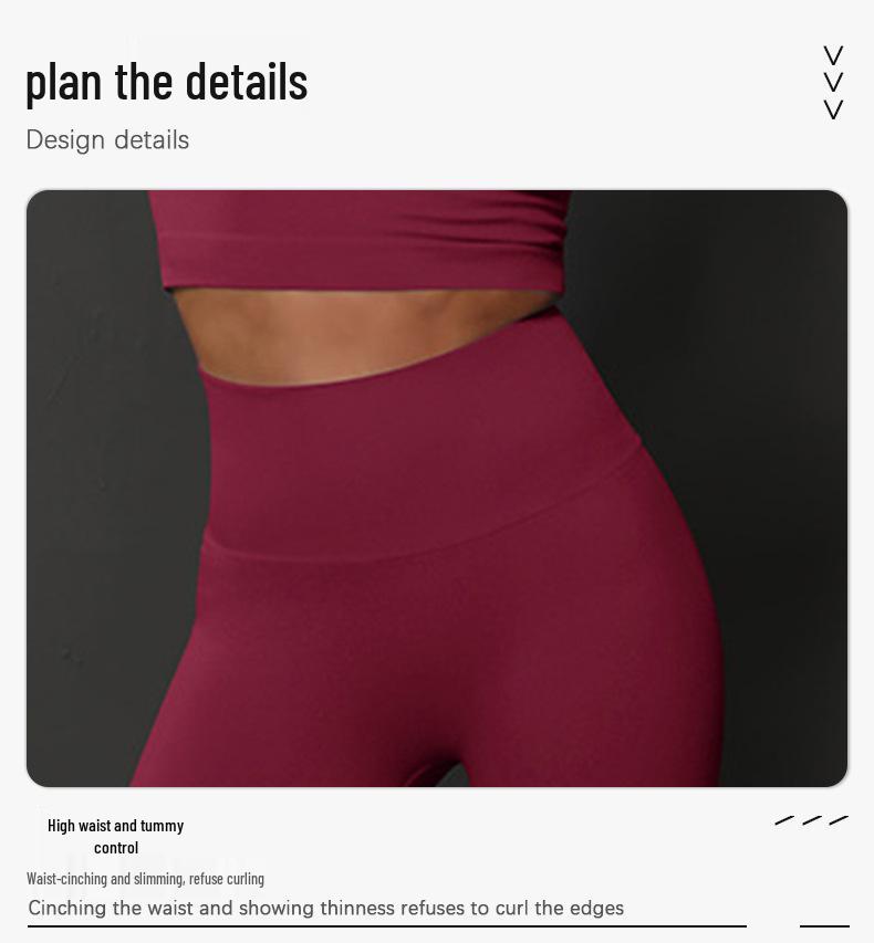 High Waist Seamless Yoga Pants - Hip Lifting Running Leggings for Women