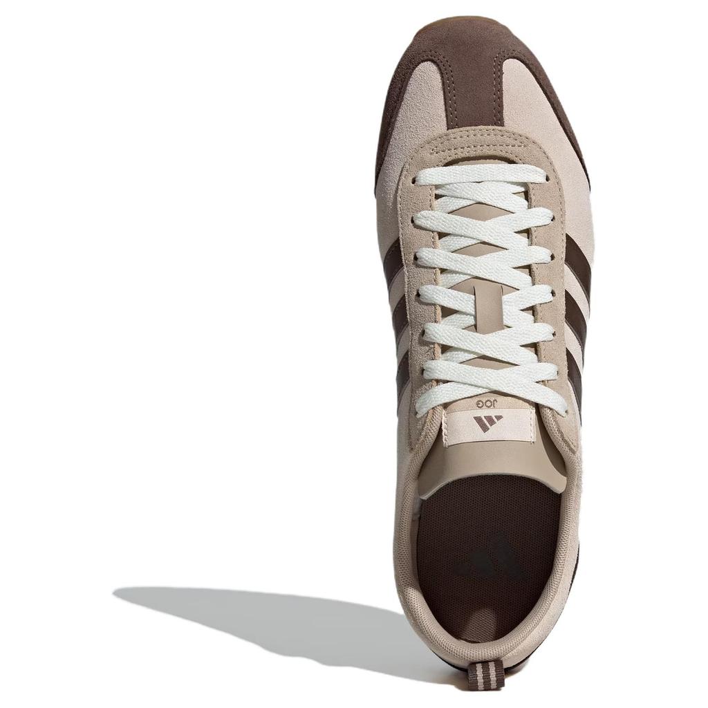 Adidas VS Jog 2.0 Halo Ivory Brown Unisex Sneakers Earth-Strata JQ8539