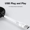 Мини USB Складной Вентилятор Plug and Play 7 Лопастей Прохладный Ветер Низкий Уровень Шума Портативный для Переноски