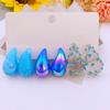3 Pairs of Vintage-style Acrylic Drop Earrings for Women's Daily and Party Wear