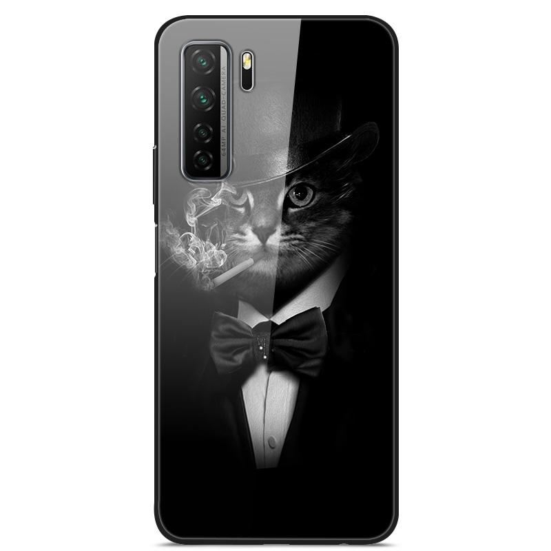Закаленное Стекло Чехол Для Honor 30s Чехол Стеклянная Задняя Крышка Для Honor 30s Чехол для Телефона Honor30s 30 s Funda Для Huawei Nova 7 SE Чехол