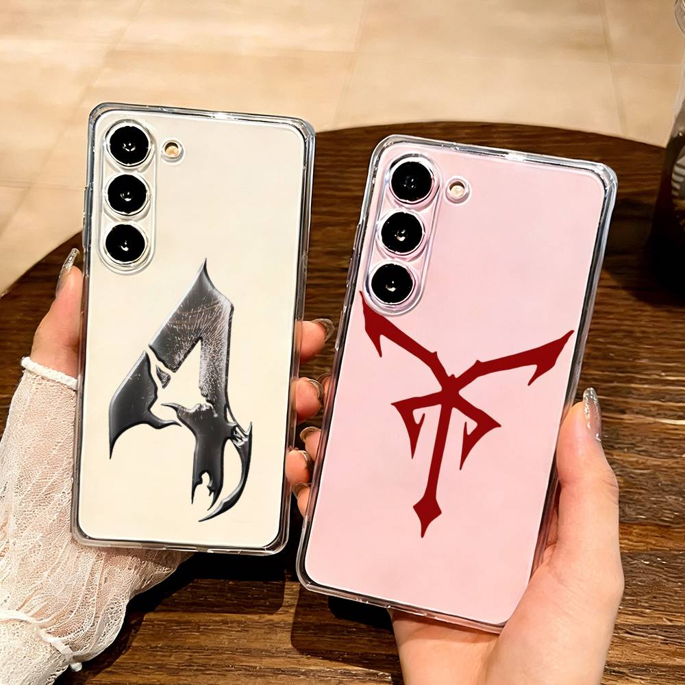 R-Resident Game RE-4 E-Evil 4 Remastered Phone Case For SamsungA10 A12 A31 A40 A70 Transparent Cover Case